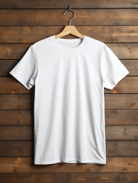 Foto di maglietta vuota da uomo per il design del mockup