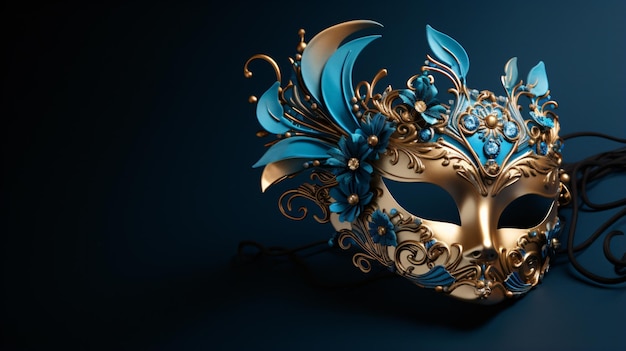 Foto di maschera veneziana elegante e delicata
