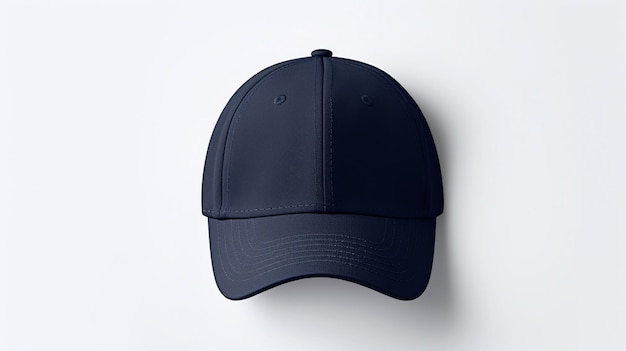 Foto di Navy Blue Baseball Cap isolato su sfondo bianco