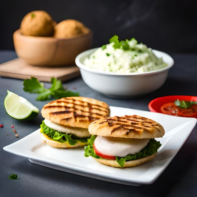 Foto di palle croccanti di falafel