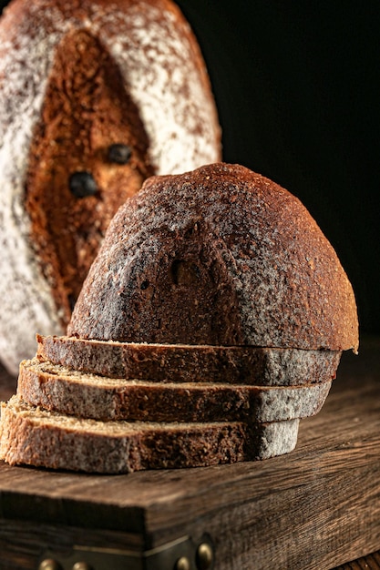 Foto di pane d'epoca pane di grano crudo originale