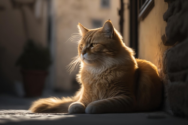 Foto di persia gatto carino