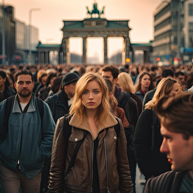 Foto di persone a Berlino