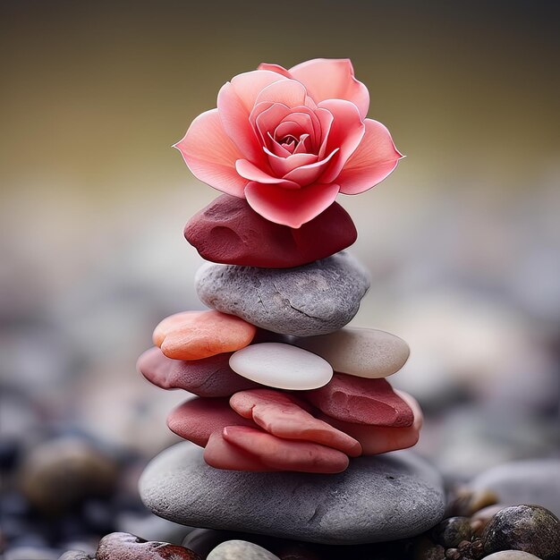 Foto di petali in focus stack