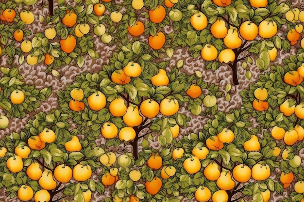 Foto di scorta di frutti e alberi esorici