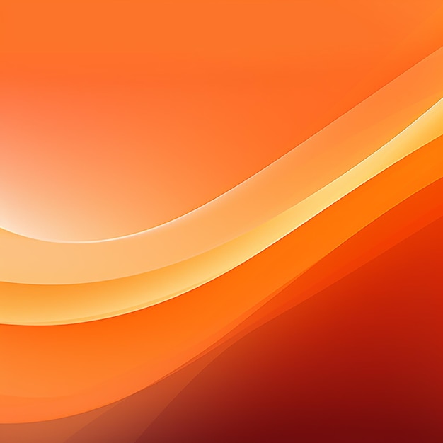 Foto di sfondo a forme d'onda astratte di colore arancione