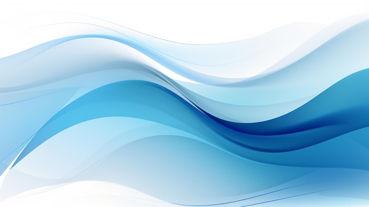 Foto foto di sfondo a onde blu sfondo a ondate blu per la progettazione ai generato