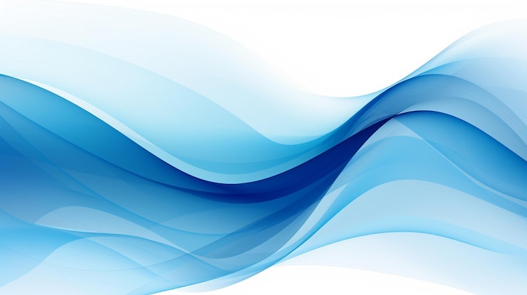 Foto foto di sfondo a onde blu sfondo a ondate blu per la progettazione ai generato