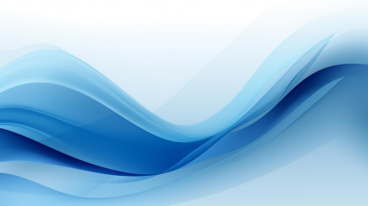 Foto foto di sfondo a onde blu sfondo a ondate blu per la progettazione ai generato