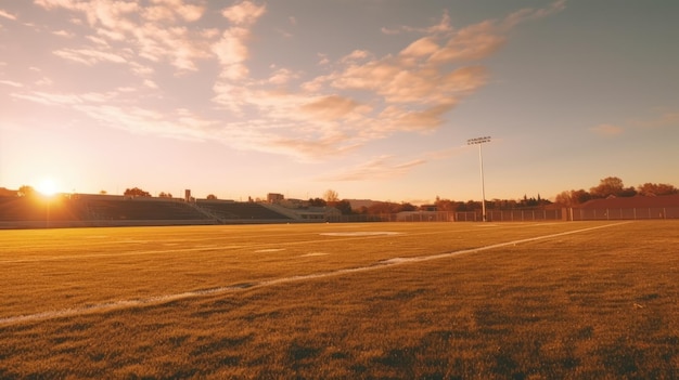 Foto di sfondo del campo della scuola