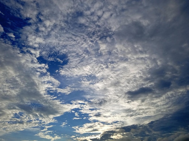 Foto di sfondo del cielo blu pacifico