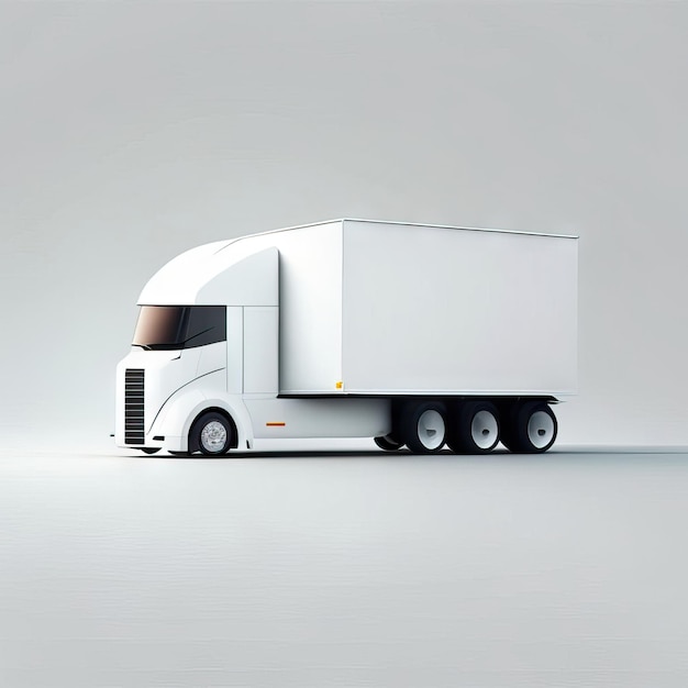 Foto di Truck illustratio minimalista