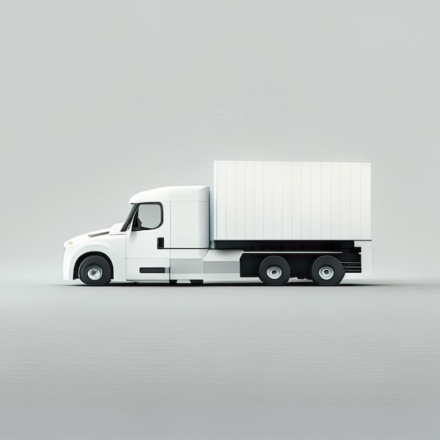 Foto di Truck illustratio minimalista