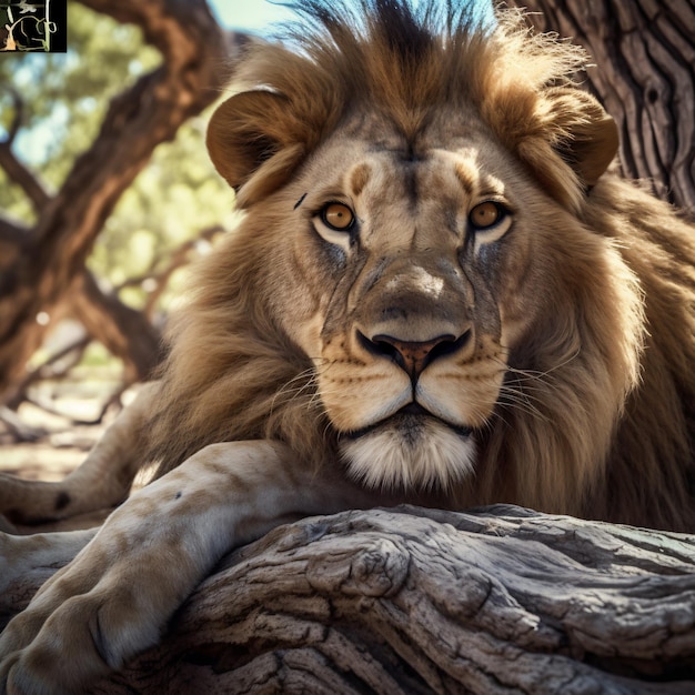 foto di un animale nella foresta