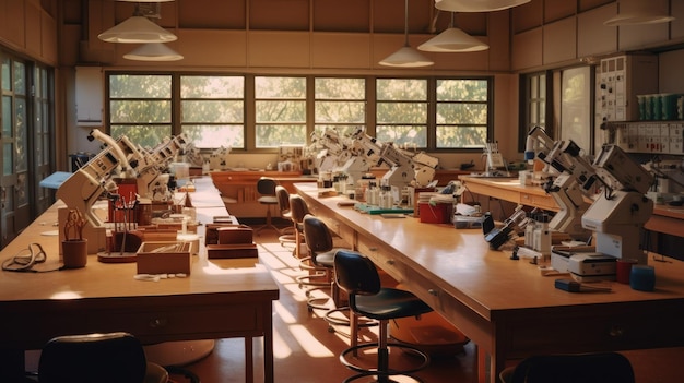 foto di un'aula scolastica