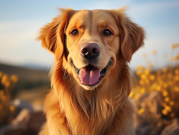 Foto di un cane dolce e carino