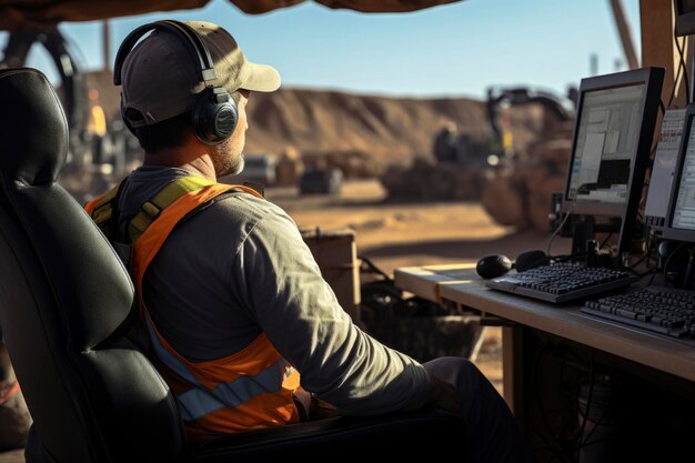 Foto di un lavoratore