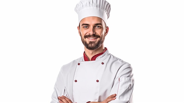 foto di un modello di cuoco professionista