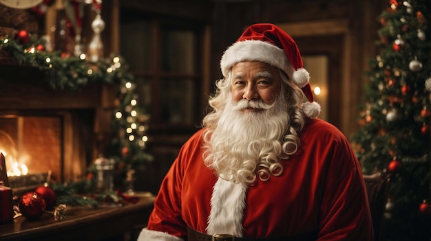 Foto di un vecchio in pensione con la barba grigia, bocca aperta, sguardo eccitato, vedere una creatura magica di Capodanno, chiedere un desiderio.