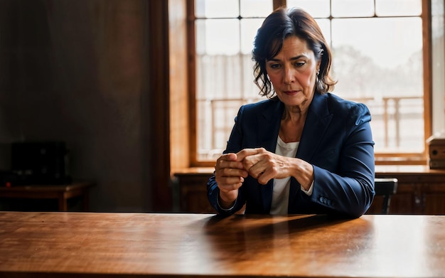 Foto di una donna imprenditrice che lavora in fabbrica con macchina e intelligenza artificiale generativa del lavoratore