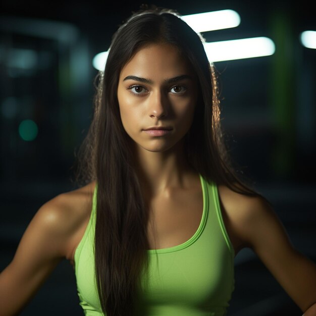 Foto di una giocatrice di calcio femminile che calcia la palla allenandosi in azione e in movimento