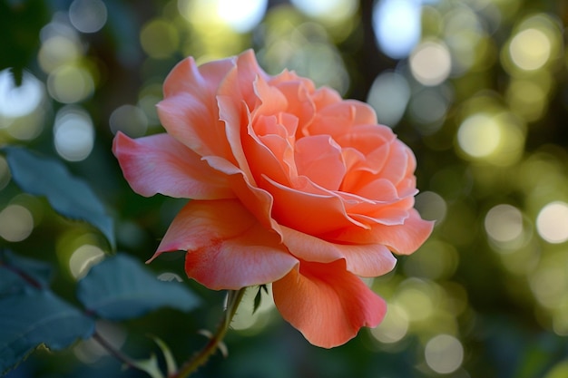 Foto di una rosa serenata a petali effimeri