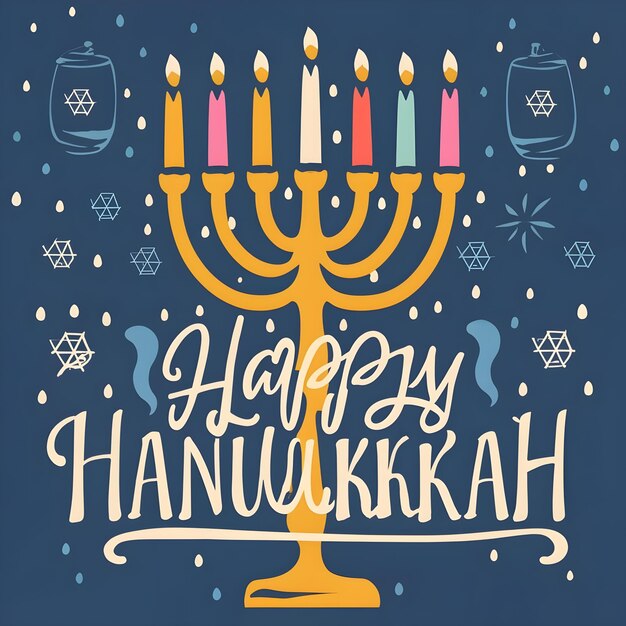 Foto felice Hanukkah