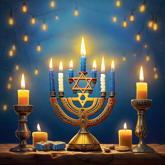 Foto felice Hanukkah