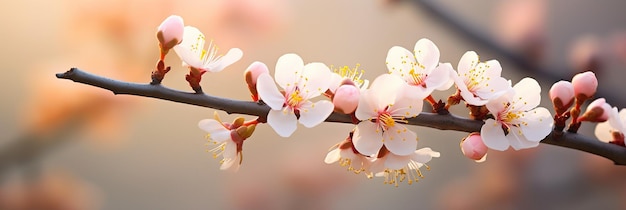 Foto fiore di albicocca