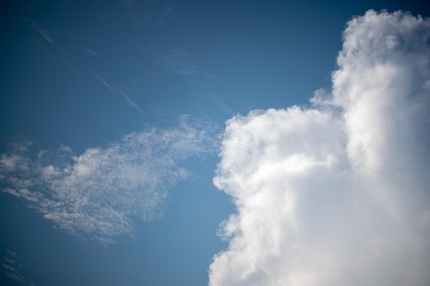 Foto gratis di cielo blu con nuvole bianche