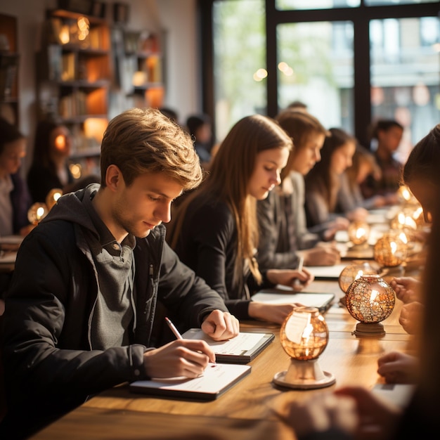 Foto gratis studenti della scuola primaria in classe