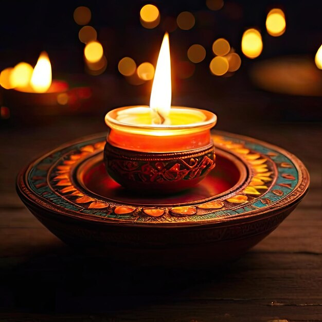 Foto gratuita Diwali Diya Foto