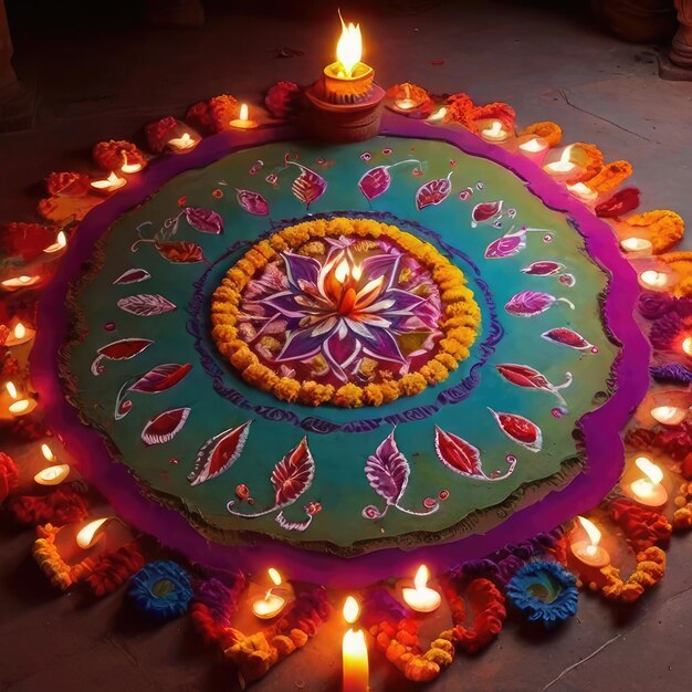 Foto gratuita Rangoli Photos