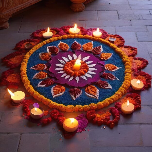 Foto gratuita Rangoli Photos