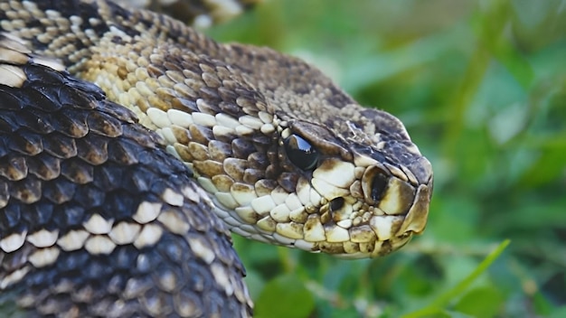 foto gratuita serpente d'erba