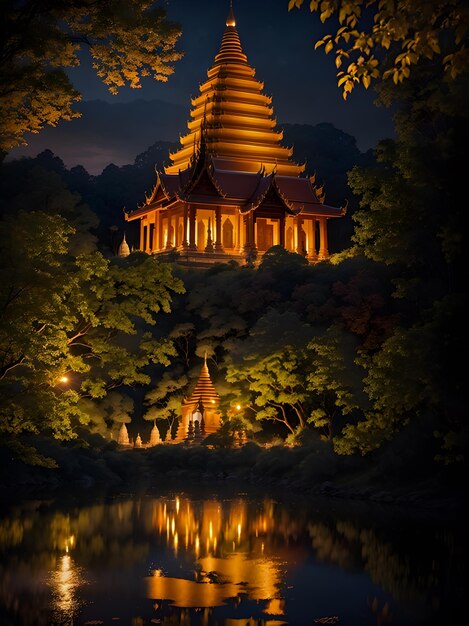 Foto gratuita Tempio del buddismo in Thailandia