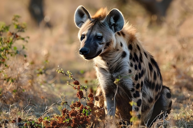 Foto iena nella savana