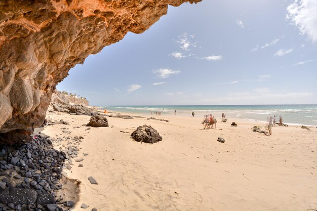 Foto Immagine della bellissima Sand Ocean Beach