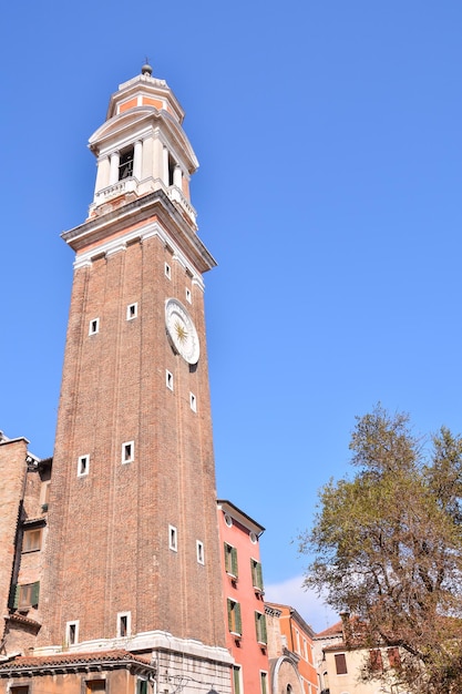 Foto Immagine Vista della famosa città italiana di Venezia