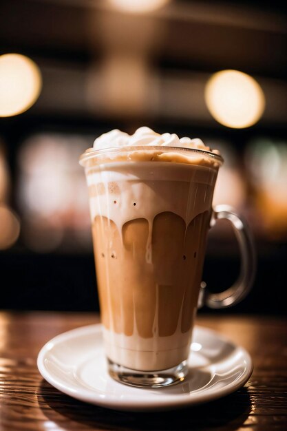 Foto in studio della tazza di caffè