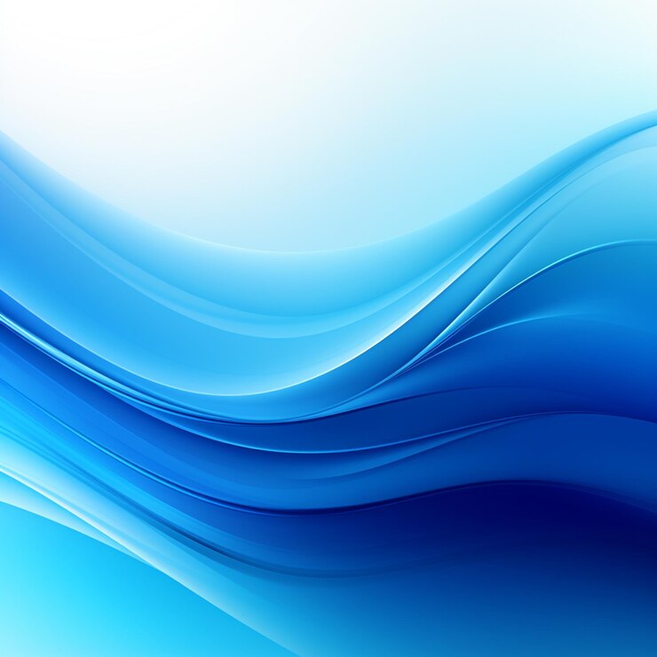 Foto latar belakang gelombang biru latar belakang gelombang biru untuk desain Generator AI.