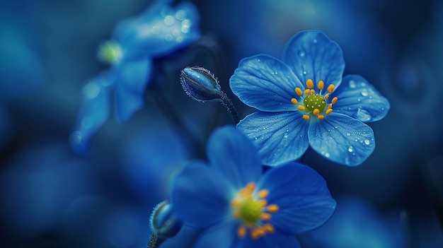 Foto macro di ForgetMeNot Flower