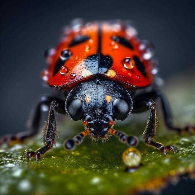 Foto macro di insetto