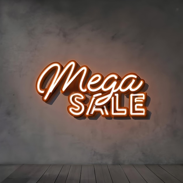 Foto Mega Sale concetto Poster Banner