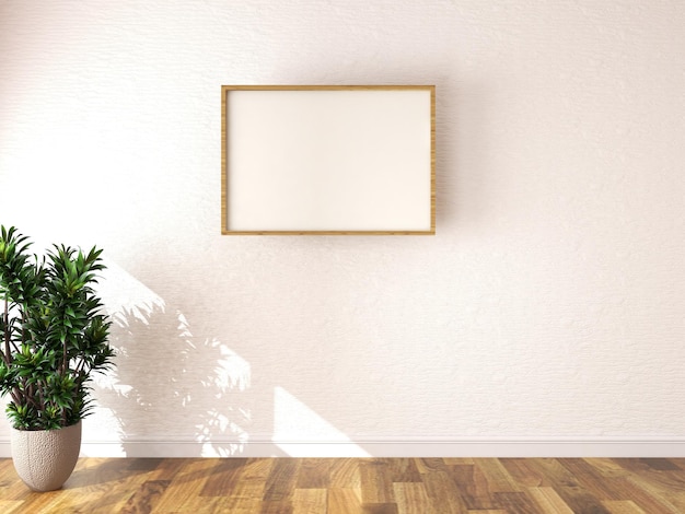 foto mockup per interni spazio vuoto a casa