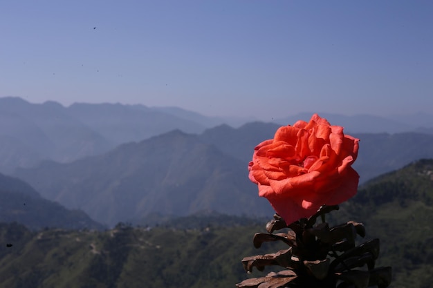 foto montagna e fiume e cielo blu in India