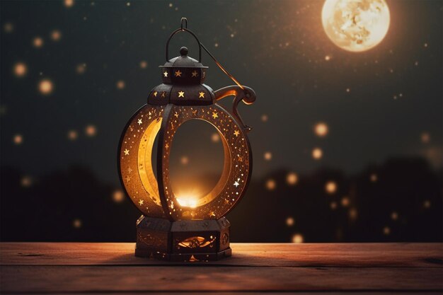 Foto notte in ramadan generative ai