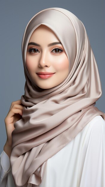 foto potrait del modello asiatico hijab