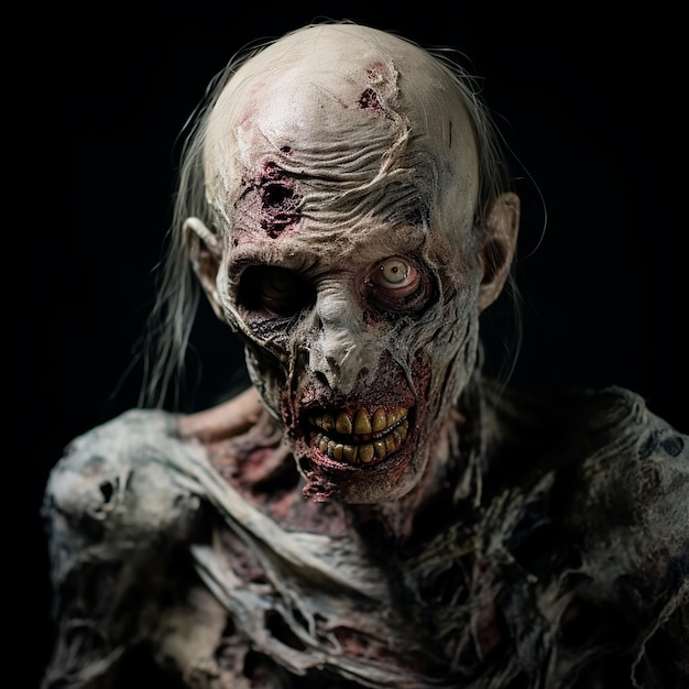 foto realistica di uno zombie