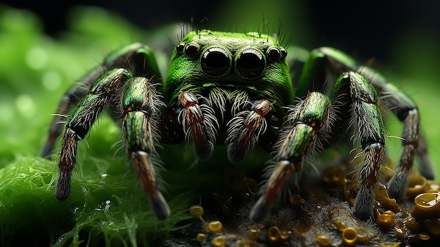 Foto renderizzata in 3D di un ragno